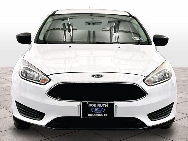 2018 Ford Focus S White at Phil Fitts Ford