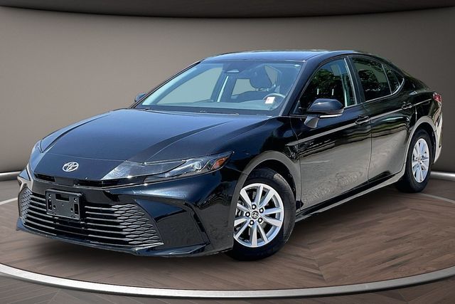 Midnight Black Metallic 2025 Toyota Camry Sedan Front-Wheel Drive Continuously Variable Transmission