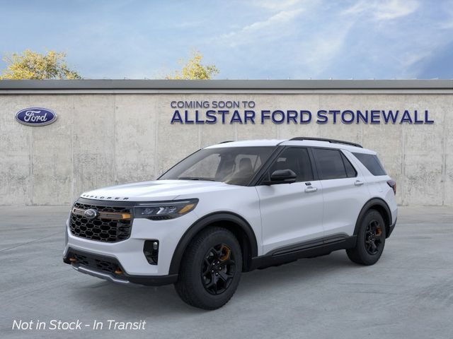 Space White Metallic 2026 Ford Explorer SUV / Crossover All-Wheel Drive Automatic