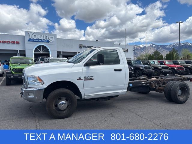 Bright White Clearcoat 2017 RAM 3500 Chassis Tradesman LB 4WD Pickup Truck Four-Wheel Drive 6-Speed Automatic