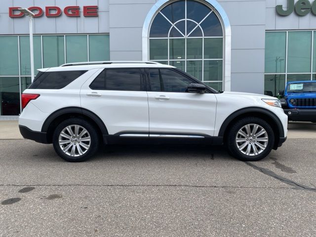 2020 Ford Explorer Limited - White Metallic exterior view 4