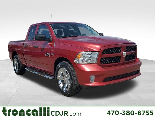 Deep Cherry Red Crystal Pearlcoat 2014 RAM 1500 Express Quad Cab RWD Pickup Truck 4X2 6-Speed Automatic