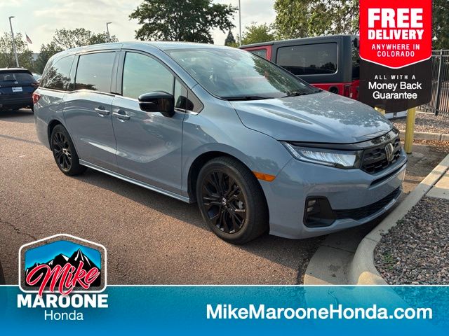Sonic Gray Pearl 2025 Honda Odyssey Minivan Front-Wheel Drive Automatic