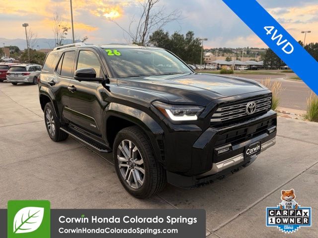 Black 2026 Toyota 4Runner SUV / Crossover All-Wheel Drive 8-Speed Automatic