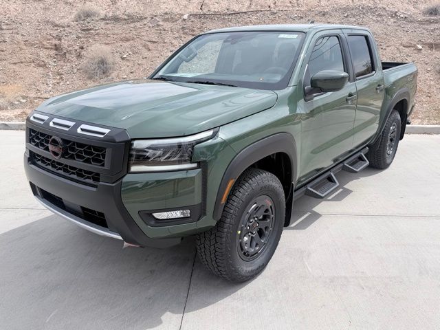 Tactical Green Metallic 2026 Nissan Frontier PRO-4X Crew Cab 4WD Pickup Truck Four-Wheel Drive 9-Speed Automatic Overdrive