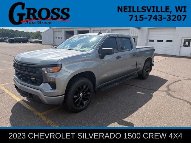 Gray 2023 Chevrolet Silverado 1500 Pickup Truck Four-Wheel Drive 8-Speed Automatic