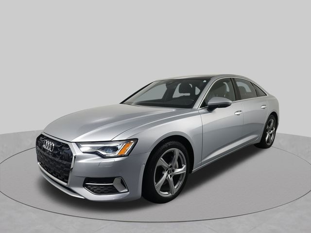 Gray 2024 Audi A6 Sedan All-Wheel Drive 7-Speed Automatic