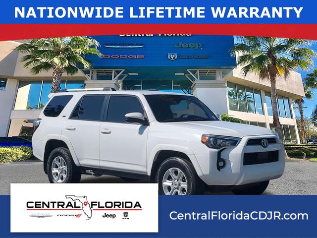 Super White 2021 Toyota 4Runner SR5 RWD SUV / Crossover 4X2 5-Speed Automatic Overdrive