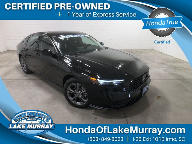 Crystal Black Pearl 2023 Honda Accord Sedan Front-Wheel Drive Continuously Variable Transmission