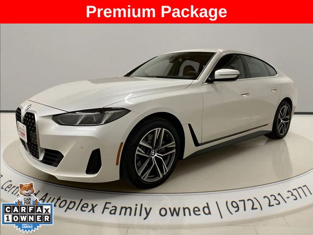 White Metallic 2026 BMW 4 Series Sedan All-Wheel Drive 8-Speed Automatic