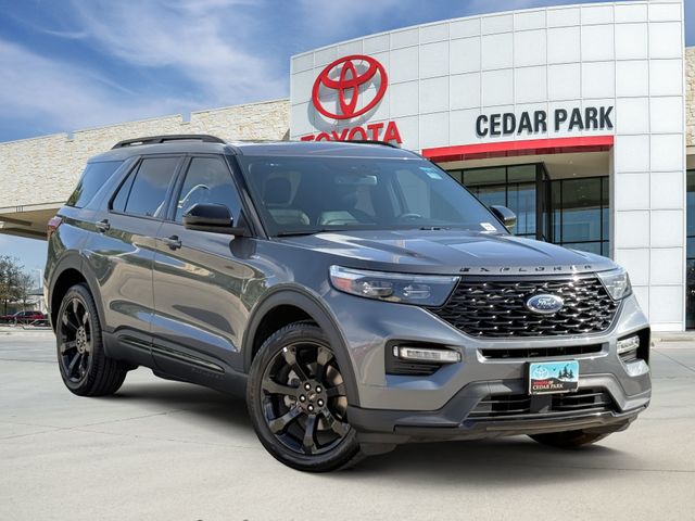 Gray Metallic 2023 Ford Explorer SUV / Crossover Rear-Wheel Drive Automatic