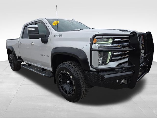 Summit White 2021 Chevrolet Silverado 3500HD Pickup Truck Four-Wheel Drive Automatic