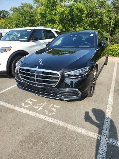Onyx Black Metallic 2022 Mercedes-Benz S-Class Sedan All-Wheel Drive 9-Speed Automatic