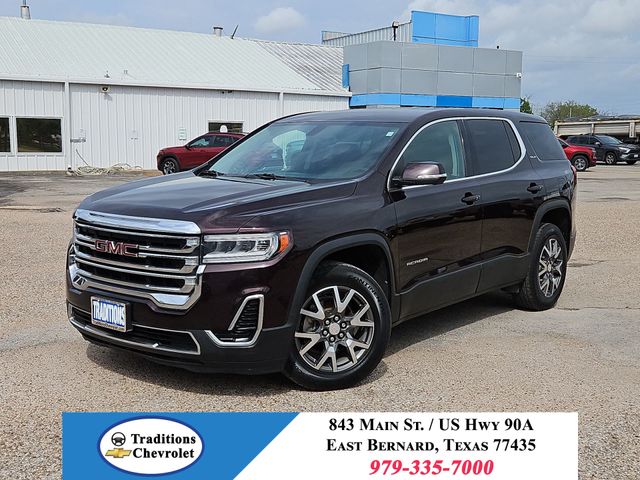 Red Mahogany Metallic 2020 GMC Acadia SLE FWD SUV / Crossover Front-Wheel Drive 9-Speed Automatic