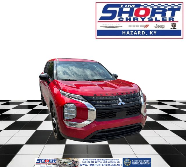 Red 2022 Mitsubishi Outlander SUV / Crossover Continuously Variable Transmission