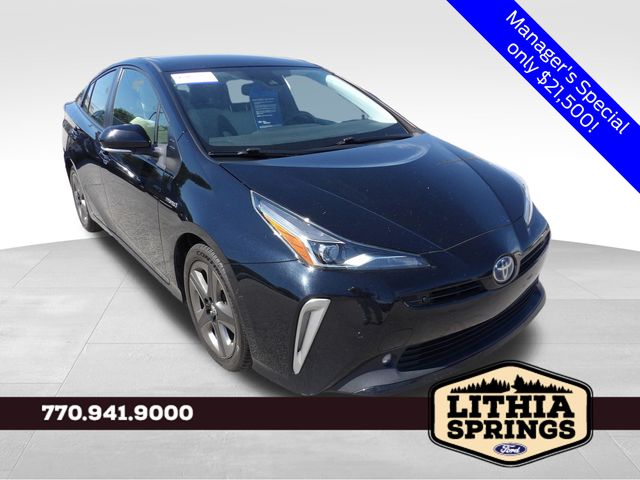 Midnight Black Metallic 2022 Toyota Prius Hatchback Front-Wheel Drive Continuously Variable Transmission