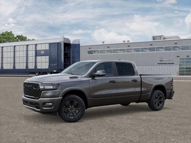 Gray (Granite Crystal Metallic Clearcoat) 2026 RAM 1500 Big Horn Crew Cab 4WD Pickup Truck Four-Wheel Drive 8-Speed Automatic