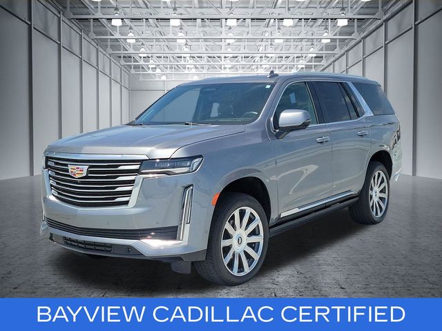 Gray (Satin Steel Metallic) 2022 Cadillac Escalade SUV / Crossover Four-Wheel Drive Automatic