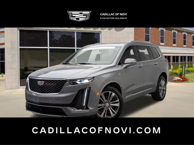 Argent Silver Metallic 2024 Cadillac XT6 Premium Luxury AWD SUV / Crossover Four-Wheel Drive 9-Speed Automatic