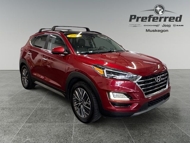 Red Crimson 2021 Hyundai Tucson Ultimate AWD SUV / Crossover All-Wheel Drive 6-Speed Automatic