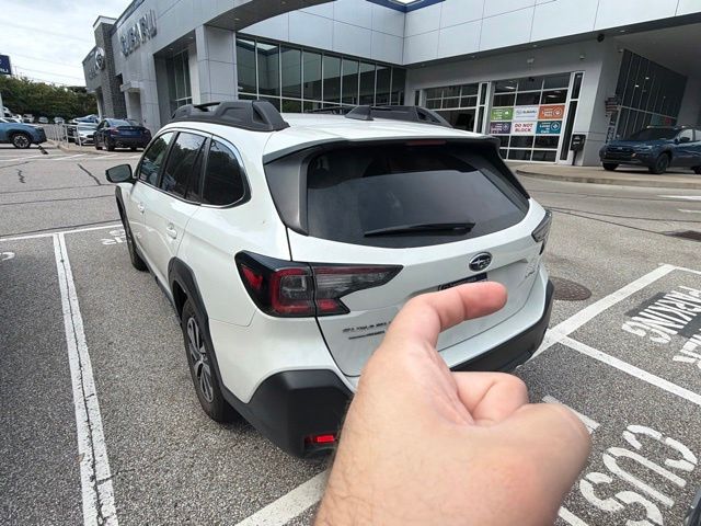 2024 Subaru Outback Premium White at Phil Fitts Ford