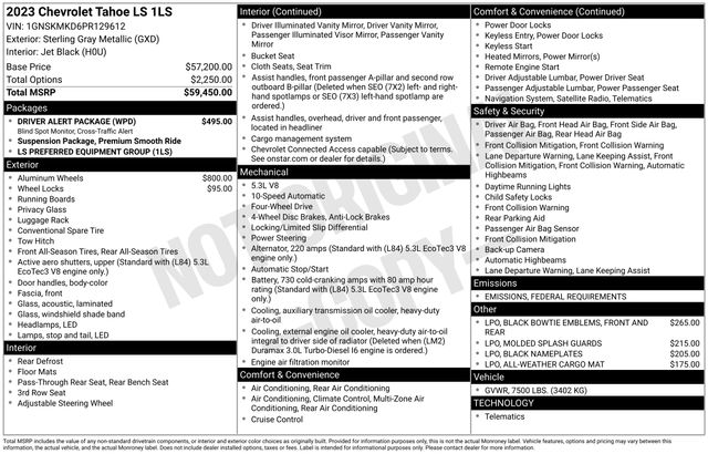 Used 2023 Chevrolet Tahoe For Sale in Grove City, OH
