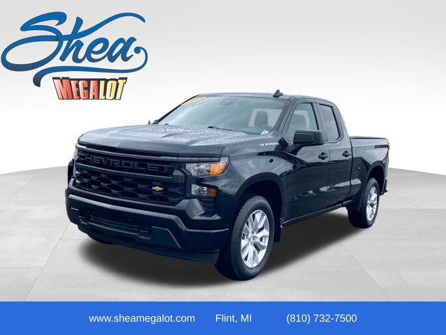 Black 2022 Chevrolet Silverado 1500 Pickup Truck Four-Wheel Drive 8-Speed Automatic