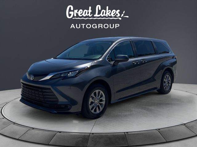 Magnetic Gray Metallic 2025 Toyota Sienna Minivan Front-Wheel Drive Continuously Variable Transmission