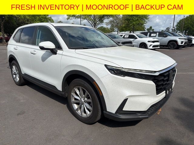 Platinum White Pearl 2024 Honda CR-V EX AWD SUV / Crossover All-Wheel Drive Continuously Variable Transmission