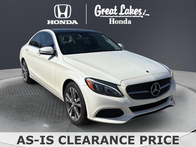 Polar White 2016 Mercedes-Benz C-Class C 300 4MATIC Sedan All-Wheel Drive 7-Speed Automatic