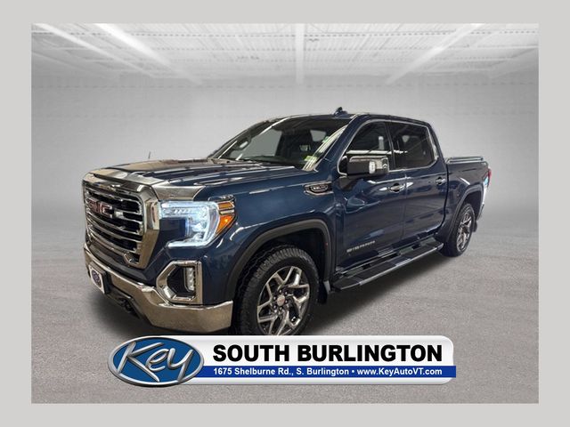 Blue 2019 GMC Sierra 1500 Pickup Truck Four-Wheel Drive 8-Speed Automatic