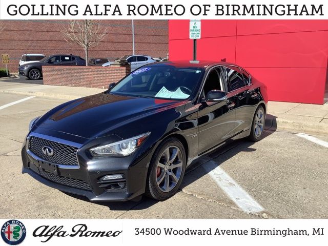 Midnight Black 2017 INFINITI Q50 Red Sport 400 AWD Sedan All-Wheel Drive 7-Speed Automatic