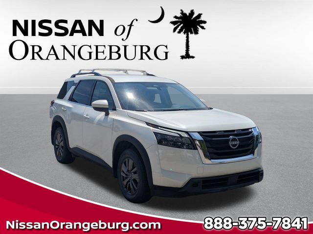 Pearl White Tricoat 2024 Nissan Pathfinder SUV / Crossover Front-Wheel Drive 9-Speed Automatic