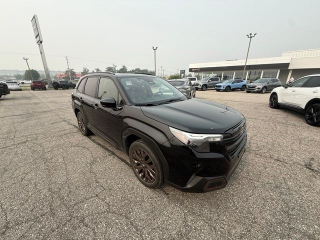 Crystal Black Silica 2025 Subaru Forester SUV / Crossover All-Wheel Drive Continuously Variable Transmission