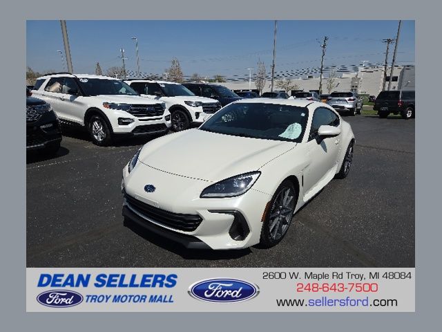 Crystal White Pearl 2023 Subaru BRZ Limited RWD Coupe Rear-Wheel Drive 6-Speed Automatic