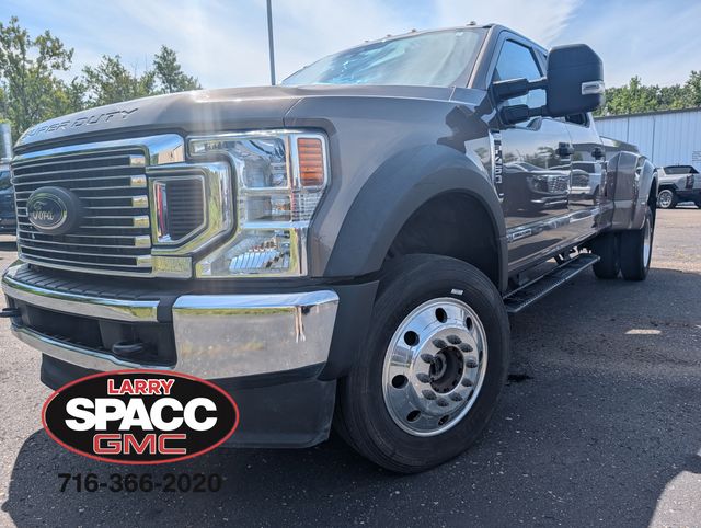 Stone Gray Metallic 2022 Ford F-450 Super Duty Pickup Truck Four-Wheel Drive Automatic
