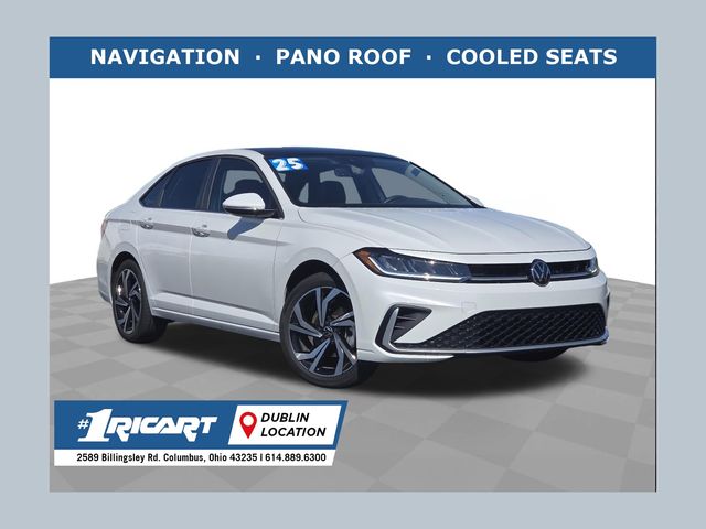 Pure White 2025 Volkswagen Jetta Sedan Front-Wheel Drive 8-Speed Automatic