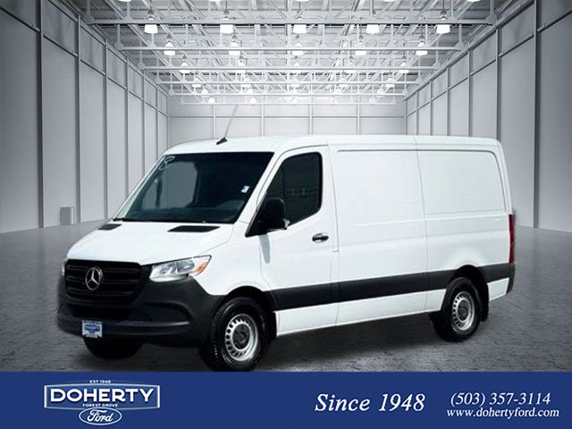 White 2021 Mercedes-Benz Sprinter Cargo 2500 144 V6 RWD Van 4X2 7-Speed Automatic