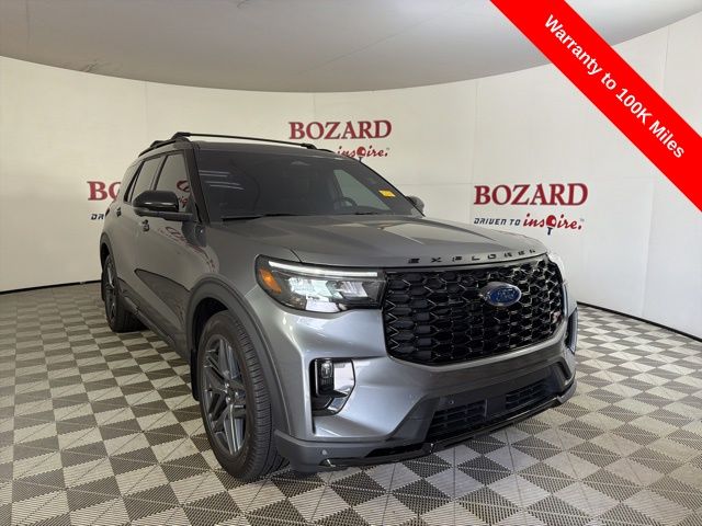 Gray Metallic 2025 Ford Explorer ST AWD SUV / Crossover All-Wheel Drive Automatic