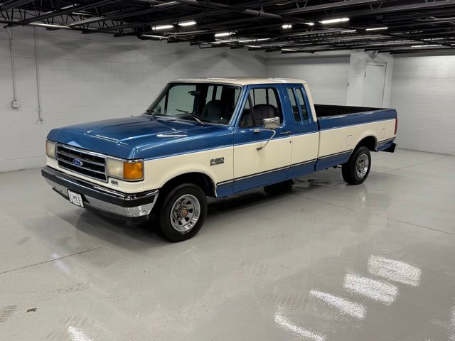 Blue 1990 Ford F-150 Pickup Truck Automatic