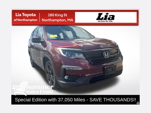 Red (Deep Scarlet Pearl) 2022 Honda Pilot SUV / Crossover All-Wheel Drive 9-Speed Automatic