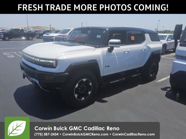 Interstellar White 2025 GMC Hummer EV SUV SUV / Crossover All-Wheel Drive 1-Speed Automatic