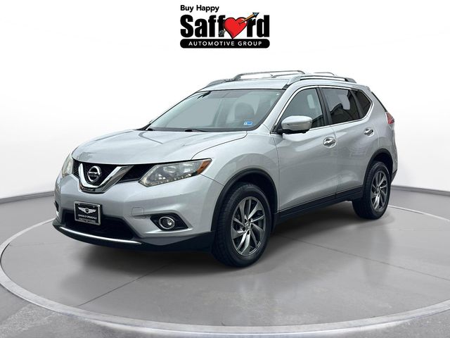 Brilliant Silver 2015 Nissan Rogue SL AWD SUV / Crossover All-Wheel Drive Continuously Variable Transmission