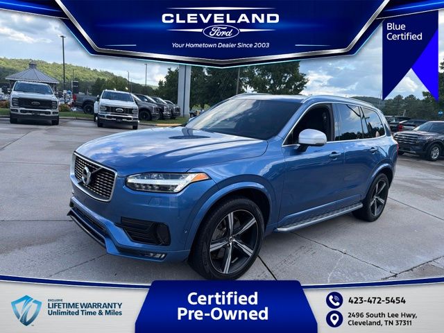 Blue Metallic 2019 Volvo XC90 SUV / Crossover All-Wheel Drive Automatic