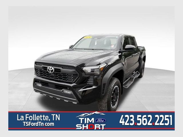 Black 2024 Toyota Tacoma Pickup Truck Four-Wheel Drive 8-Speed Automatic