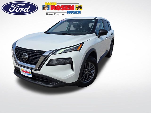 Glacier White 2021 Nissan Rogue S AWD SUV / Crossover All-Wheel Drive Continuously Variable Transmission