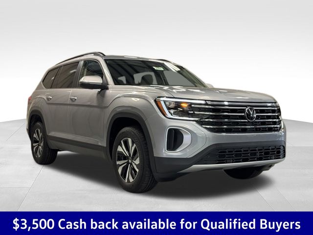 Silver Mist Metallic 2026 Volkswagen Atlas SUV / Crossover All-Wheel Drive 8-Speed Automatic