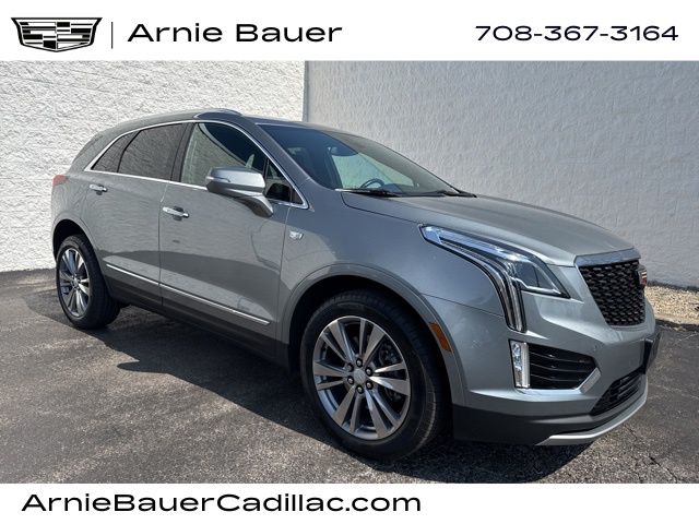 Argent Silver Metallic 2023 Cadillac XT5 Premium Luxury AWD SUV / Crossover Four-Wheel Drive 9-Speed Automatic