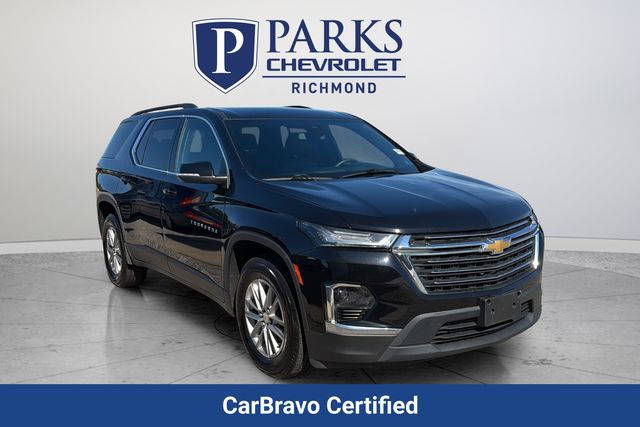 Black Metallic 2022 Chevrolet Traverse SUV / Crossover Four-Wheel Drive 9-Speed Automatic