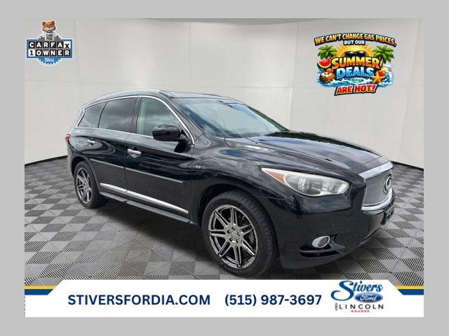 Black Obsidian 2015 INFINITI QX60 AWD SUV / Crossover All-Wheel Drive Continuously Variable Transmission